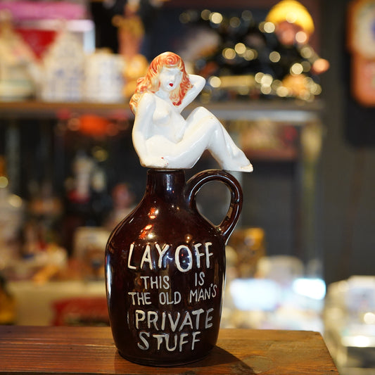 1950's PIN UP GIRL Lay Off Jug
