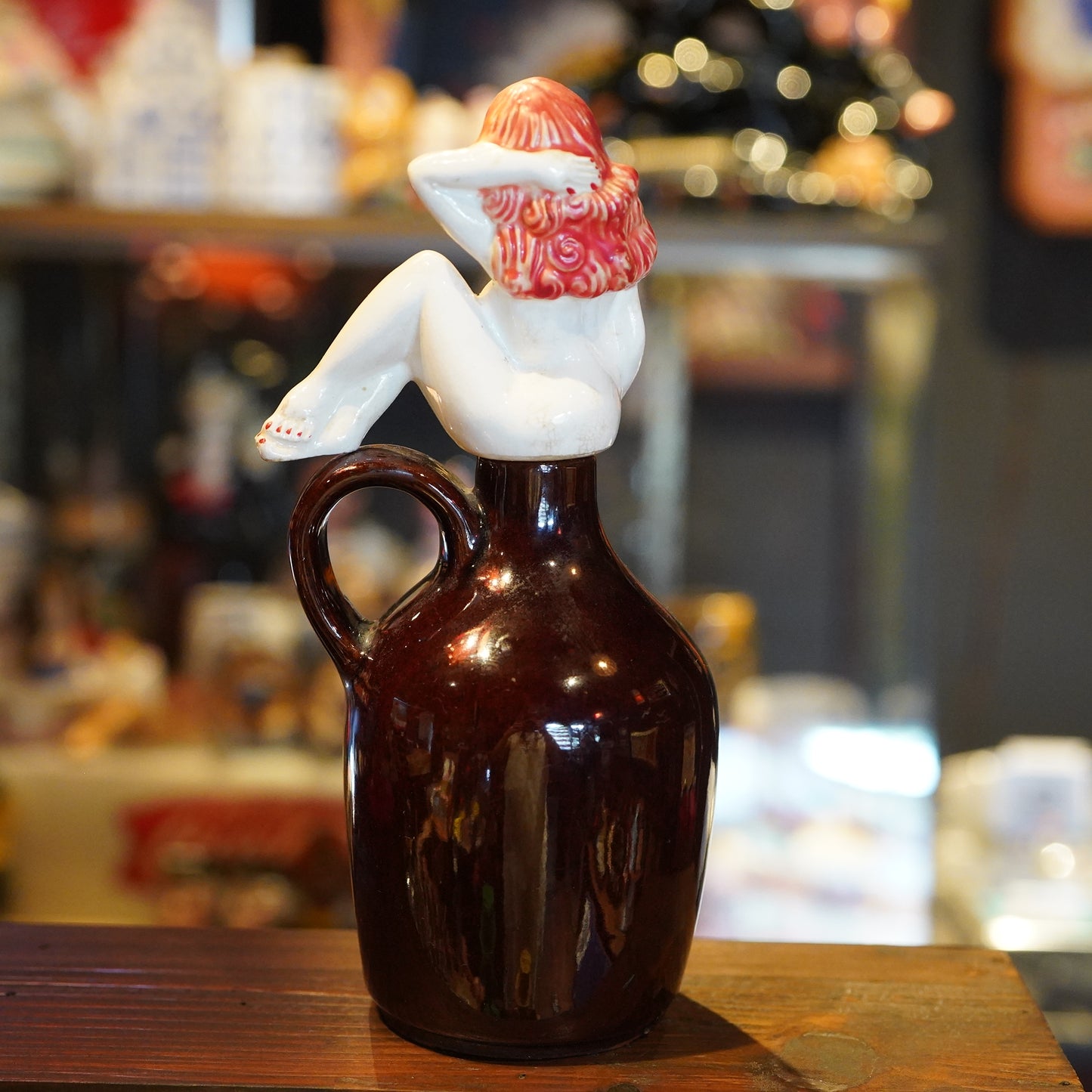 1950's PIN UP GIRL Lay Off Jug