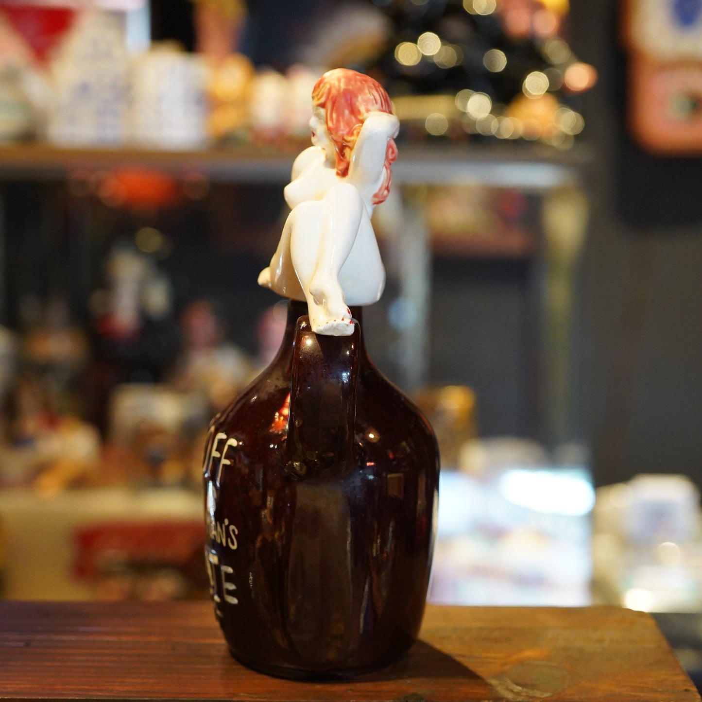 1950's PIN UP GIRL Lay Off Jug