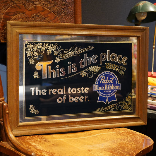 1980's Pabst Blue Ribbon パブミラー