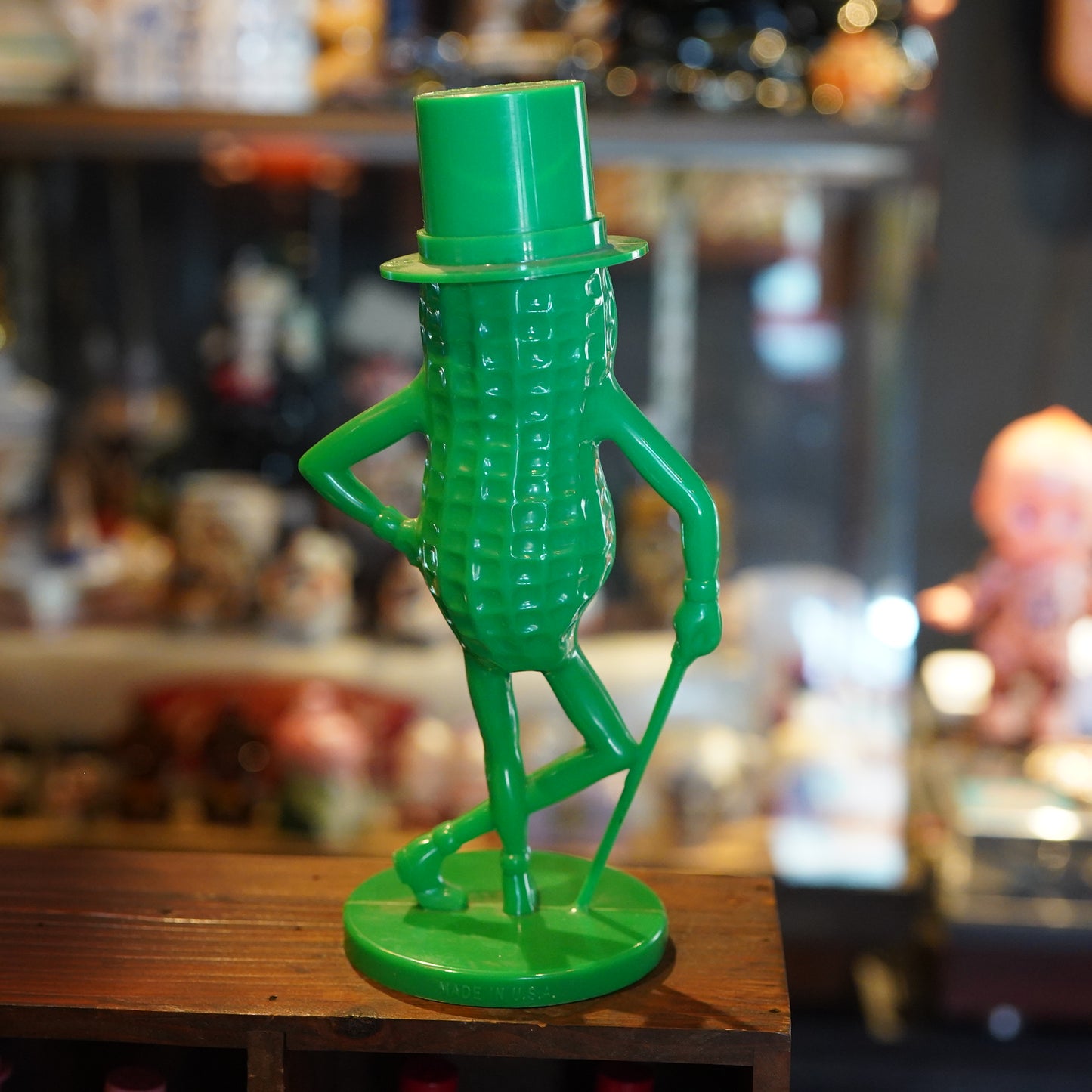 1950~60's Mr.Peanut コインバンク グリーン