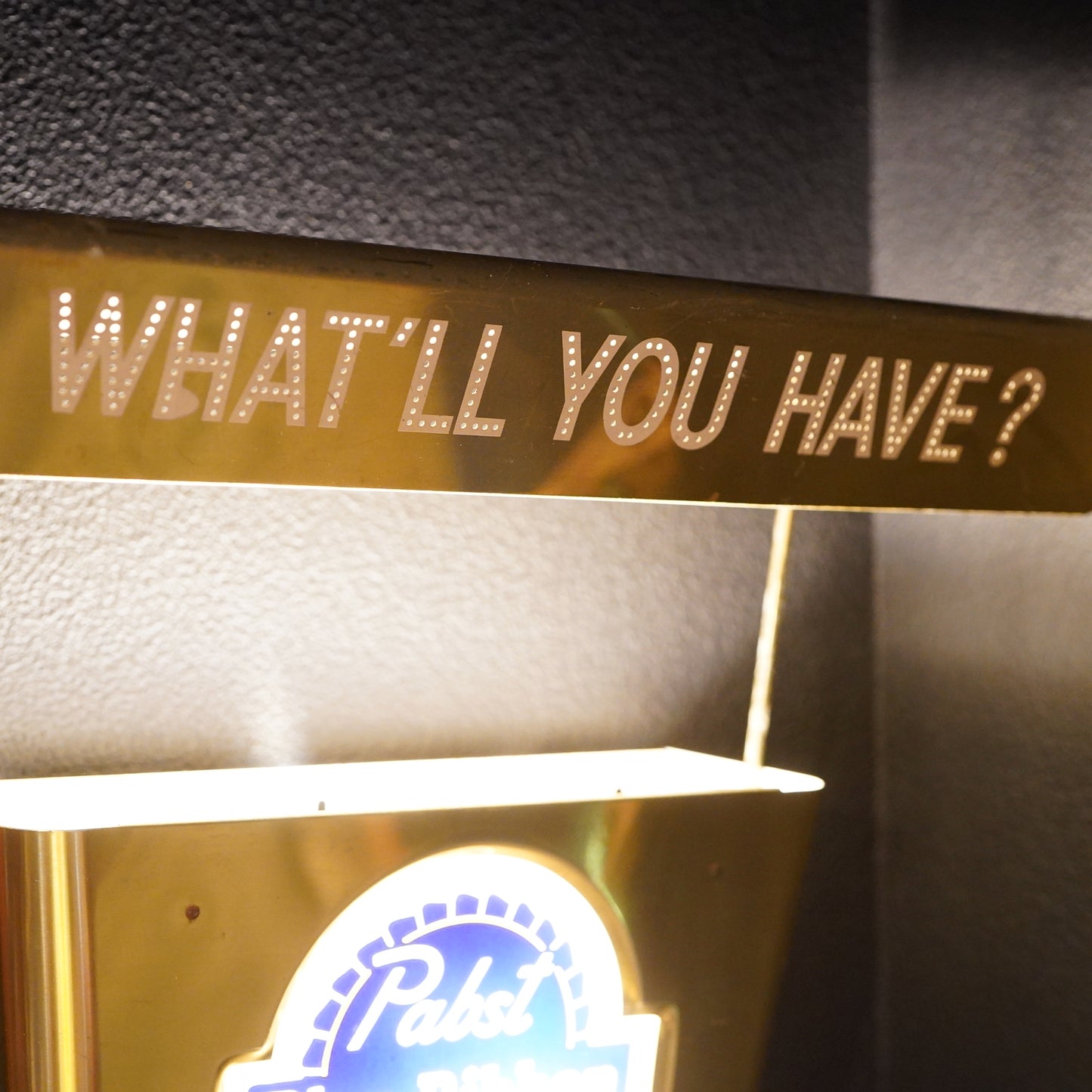 Pabst Blue Ribbon ライトサイン