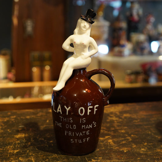 1950's PIN UP GIRL Lay Off Jug