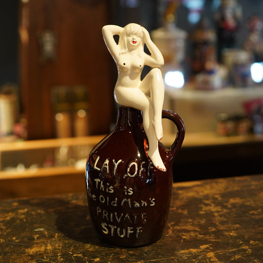 1950's PIN UP GIRL Lay Off Jug