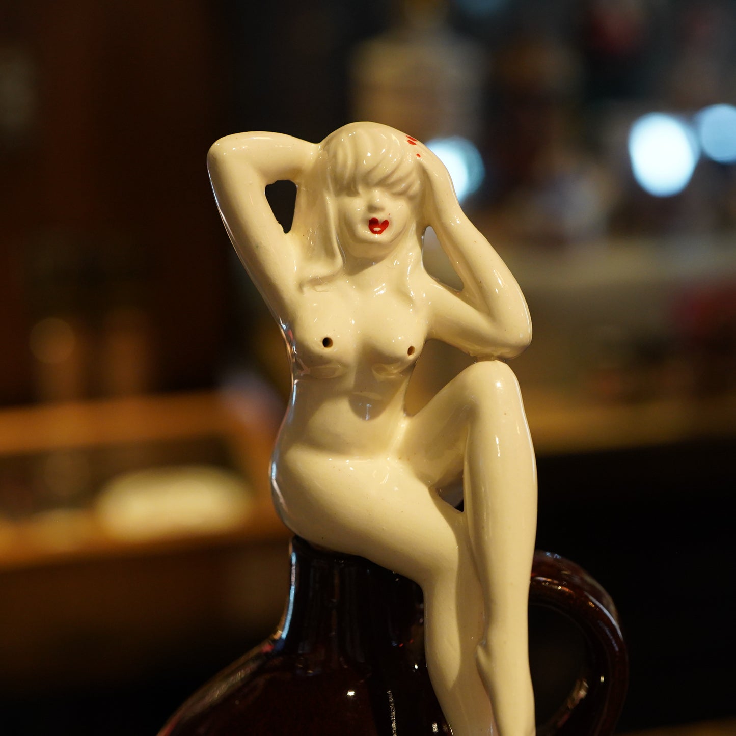 1950's PIN UP GIRL Lay Off Jug