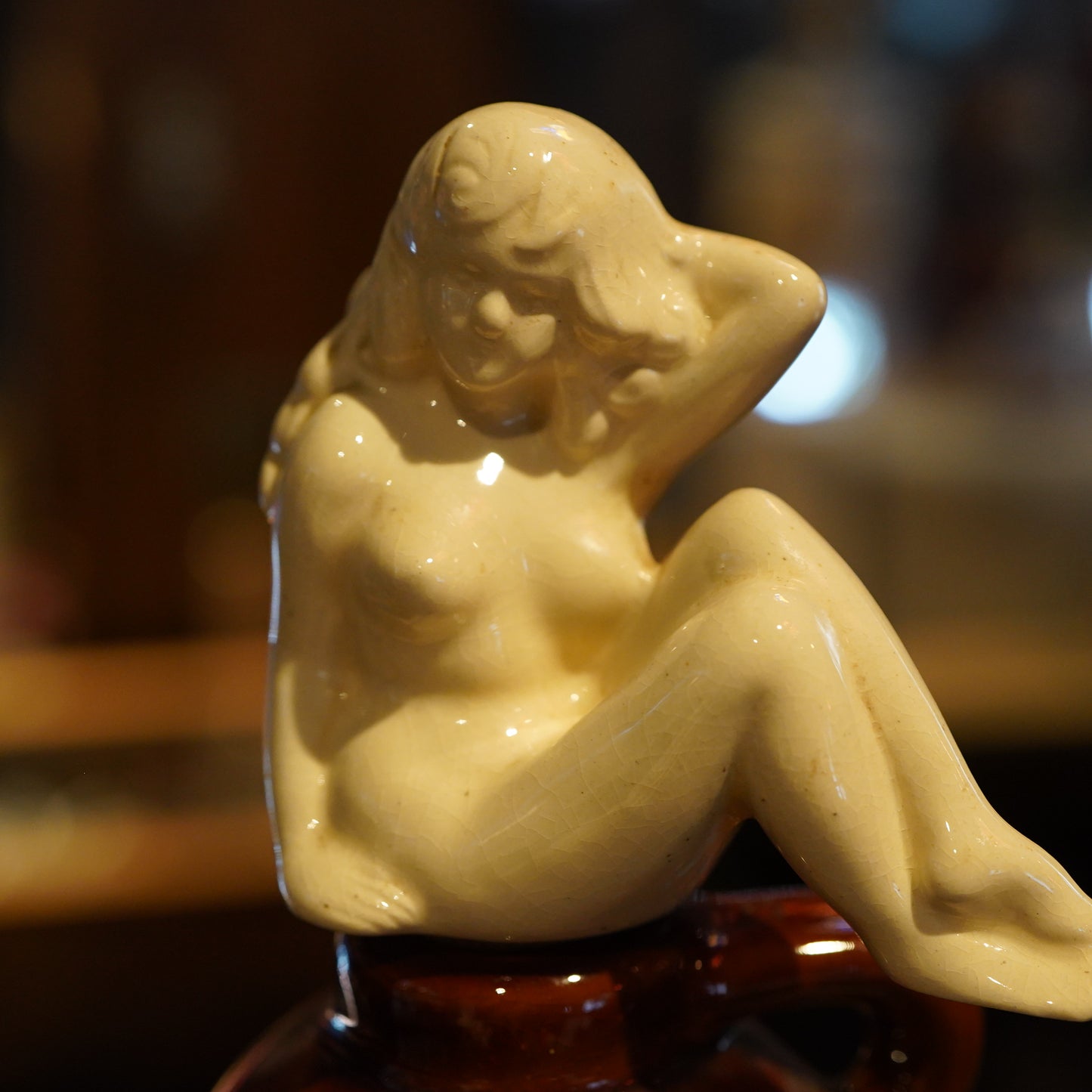 1960's PIN UP GIRL Lay Off Jug