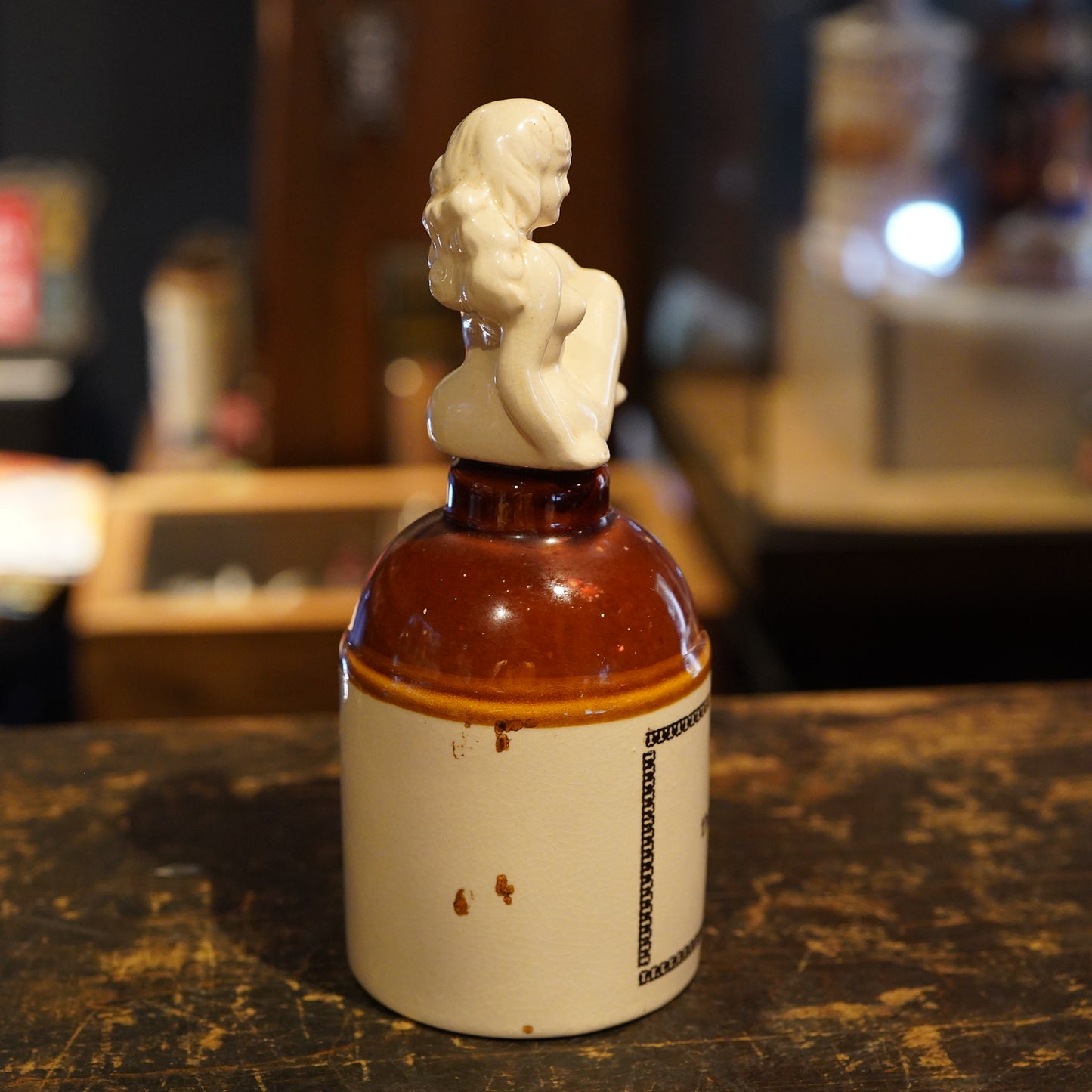 1960's PIN UP GIRL Lay Off Jug