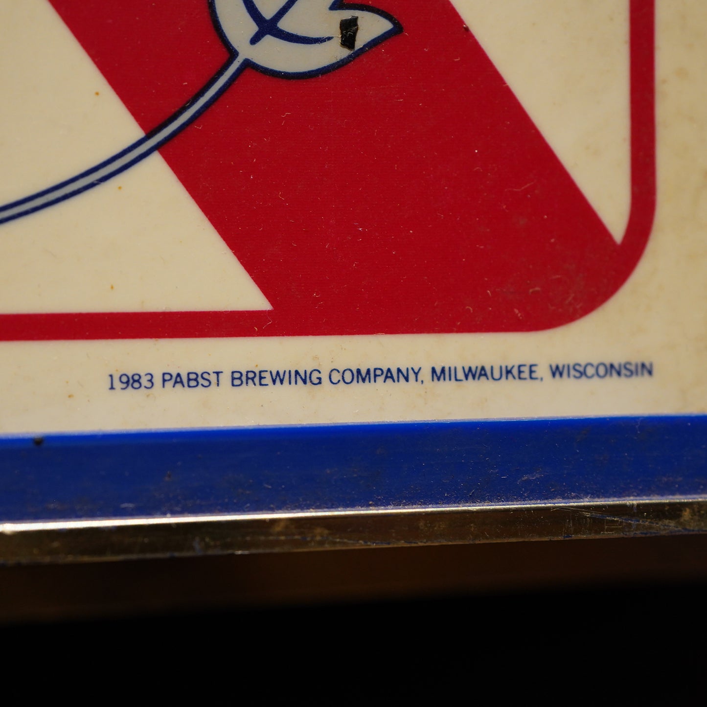 1980's PABST BLUE RIBBON メニューボード ライトサイン