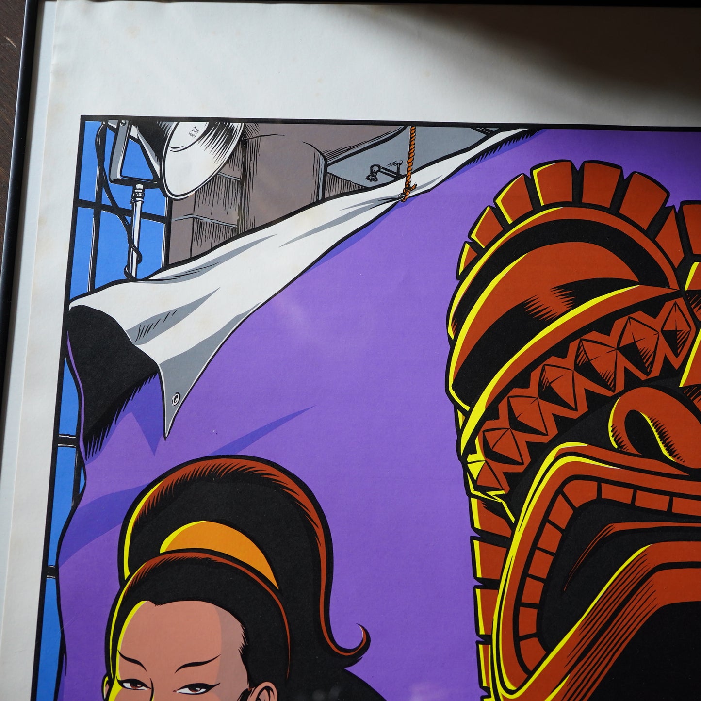 1990's COOP "TIKI GIRL" サイン入り ポスター