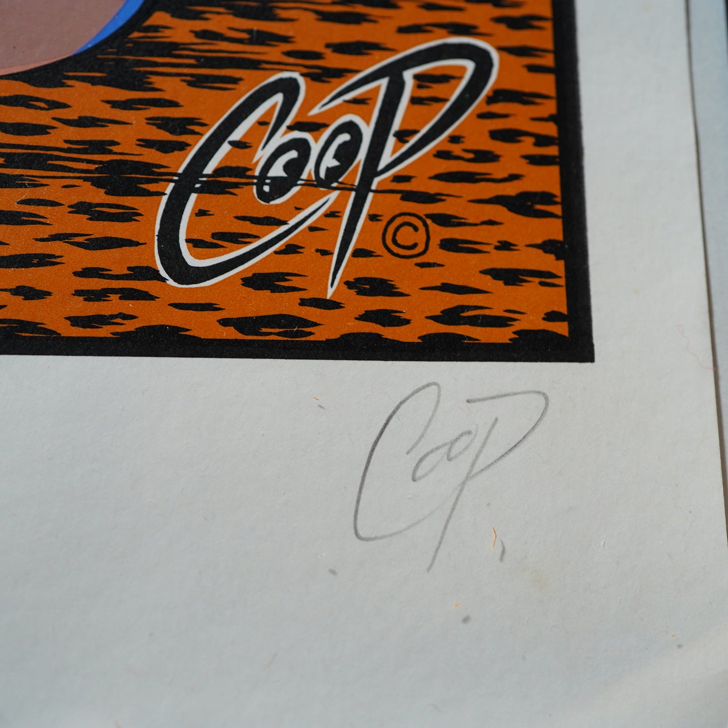 1990's COOP "TIKI GIRL" サイン入り ポスター