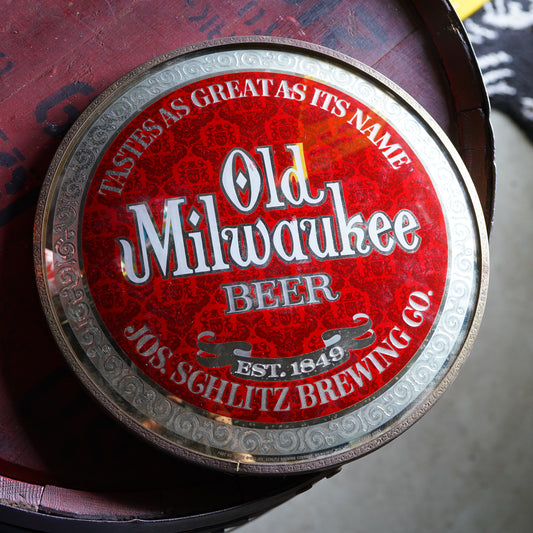 1970's Old Milwaukee パブミラー
