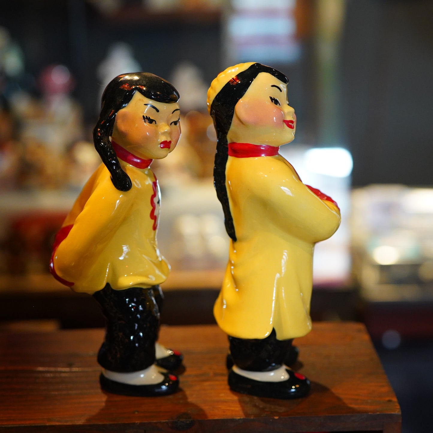 1950's Ceramic Arts Studio Mop-Pi and Smi-Li フィギュリン イエロー
