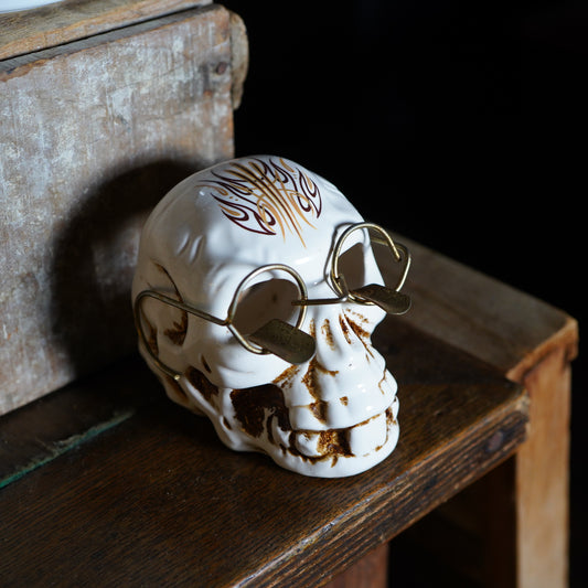 【1点物】1950's SK OLDIES×CYNAR スカル アッシュトレイ