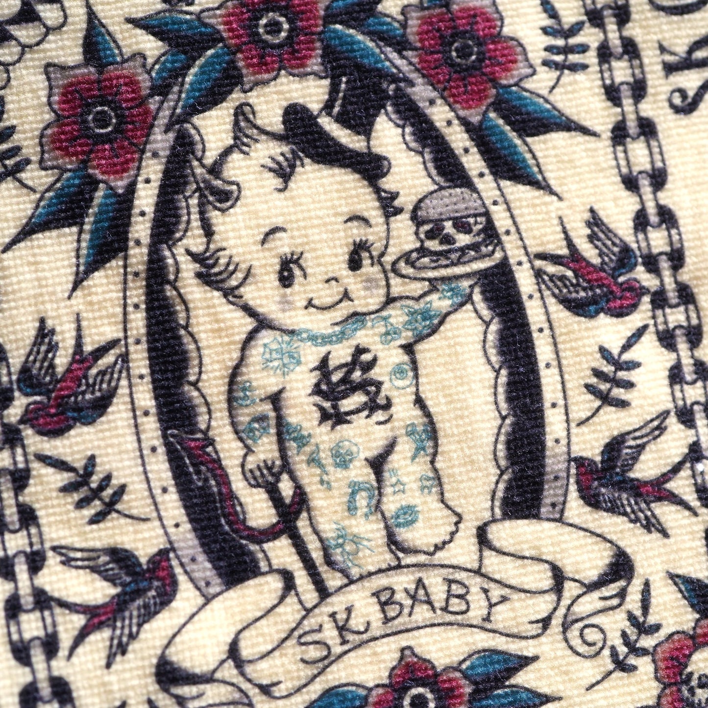 SK OLDIES ミニハンカチタオル "SK BABY"