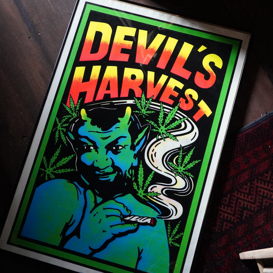2000's ブラックライトポスター Devil's Harvest