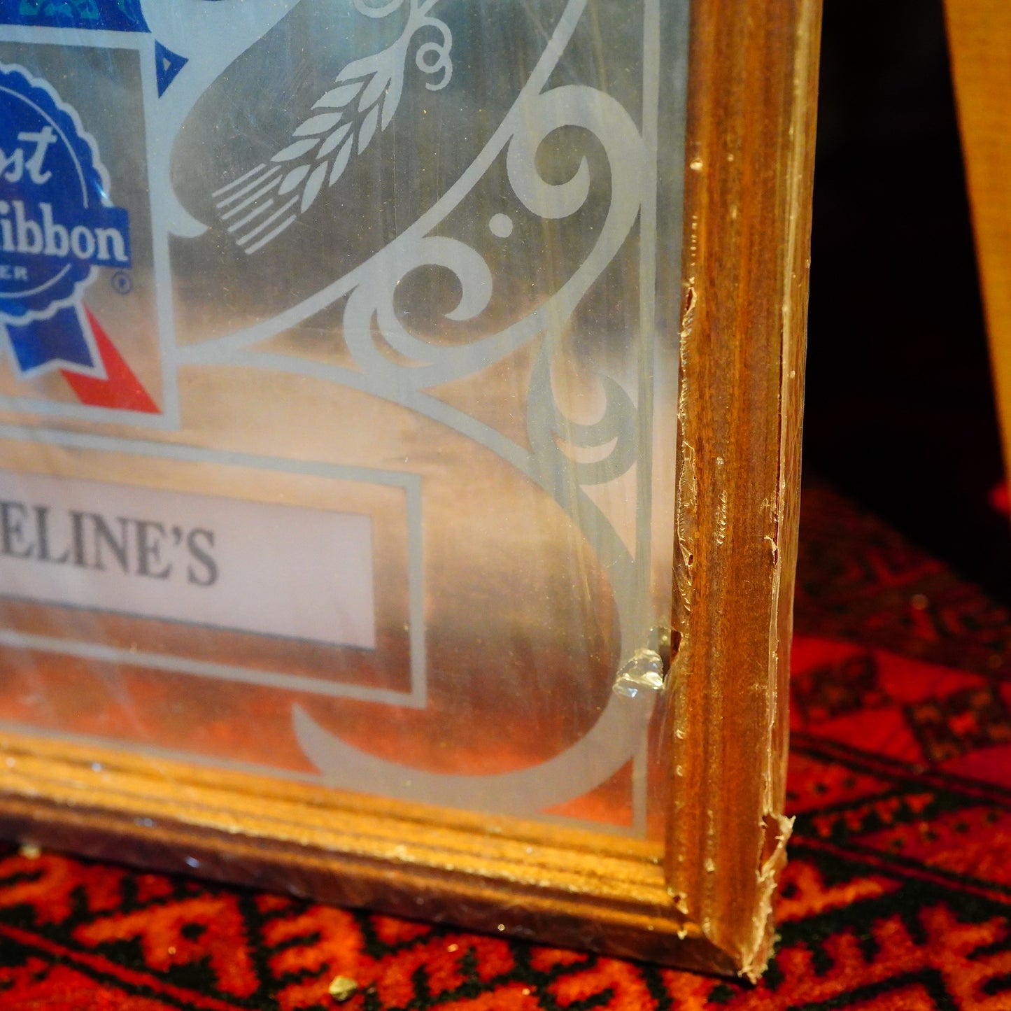 Pabst Blue Ribbon パブミラー デッドストック