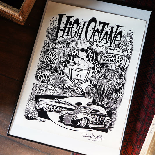 1990's Dennis McPhail "HIGH OCTANE DECADENCE" ポスター