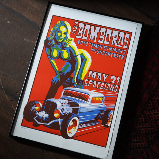 1990's MARCO ALMERA "THE BOMBORAS" サイン入り ポスター