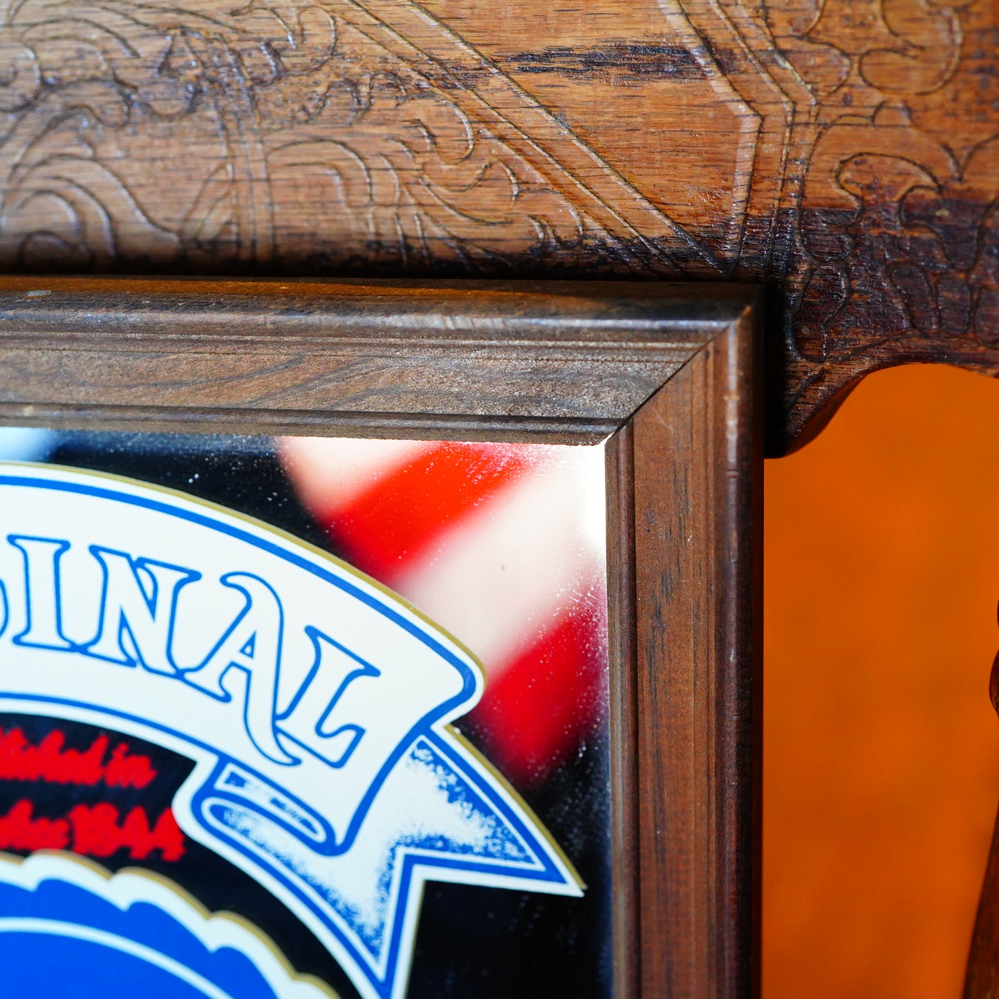 80's Pabst Blue Ribbon パブミラー