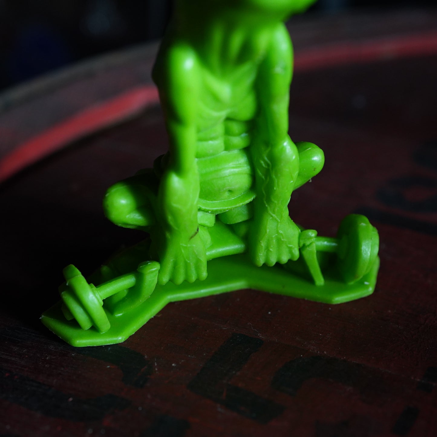 1960's Nutty Mads MARX製 フィギュア WALDO THE WEIGHT LIFTER