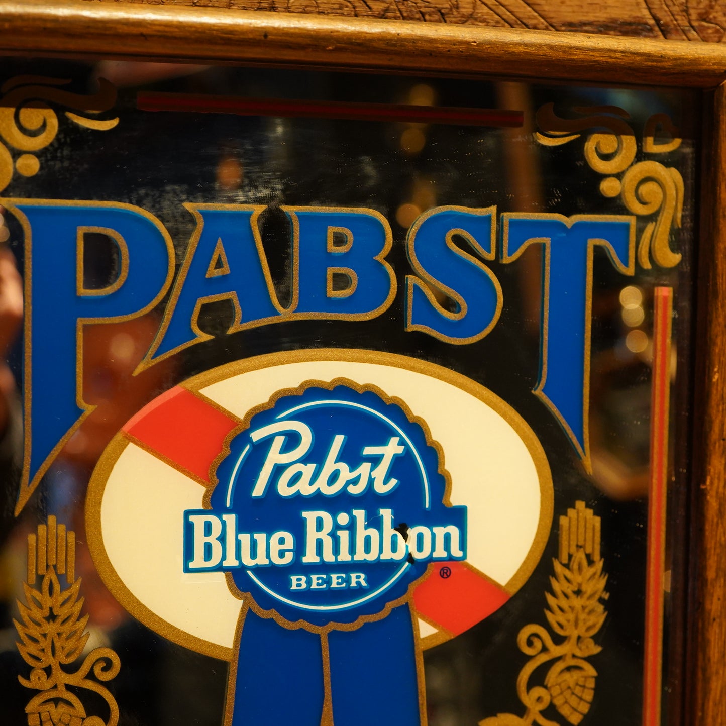 Pabst Blue Ribbon パブミラー