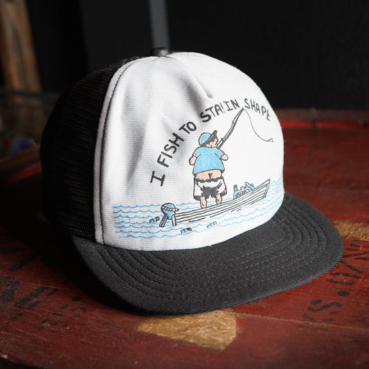 1980's I FISH STAY IN SHAPEキャップ