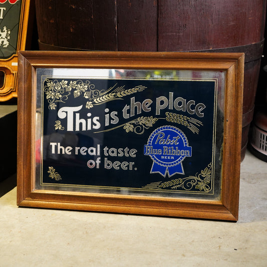 1980's Pabst Blue Ribbon パブミラー