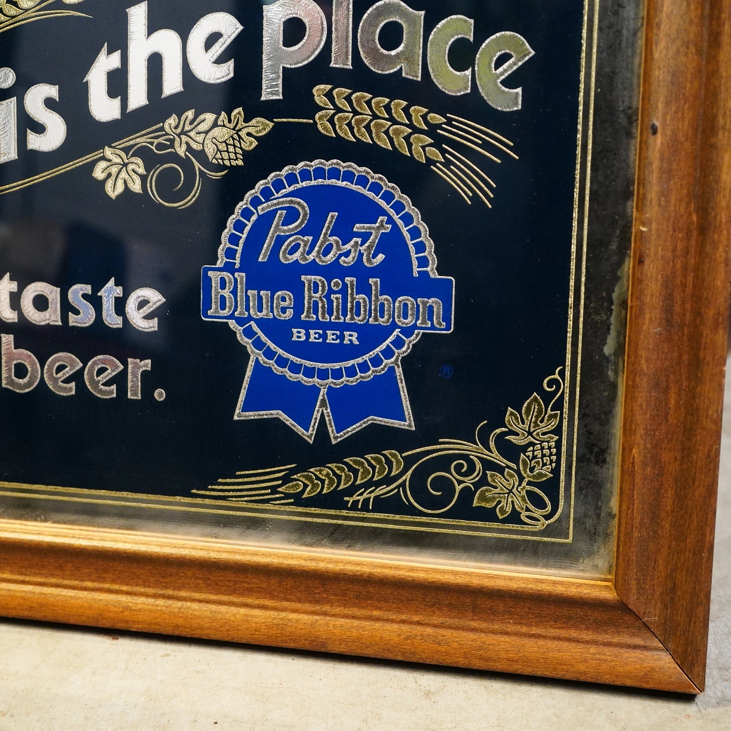 1980's Pabst Blue Ribbon パブミラー