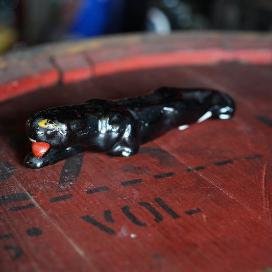 1950's ブラックパンサー ミニオブジェ 14cm