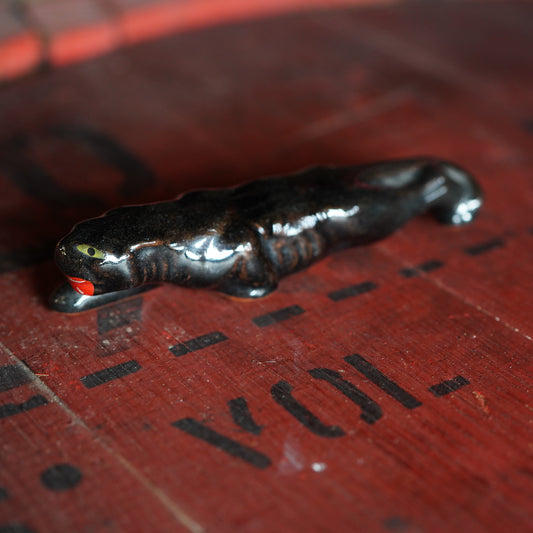 1950's ブラックパンサー ミニオブジェ 10cm