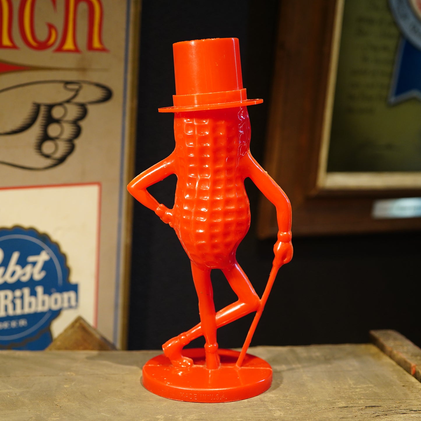 1960's Mr.Peanut コインバンク レッド