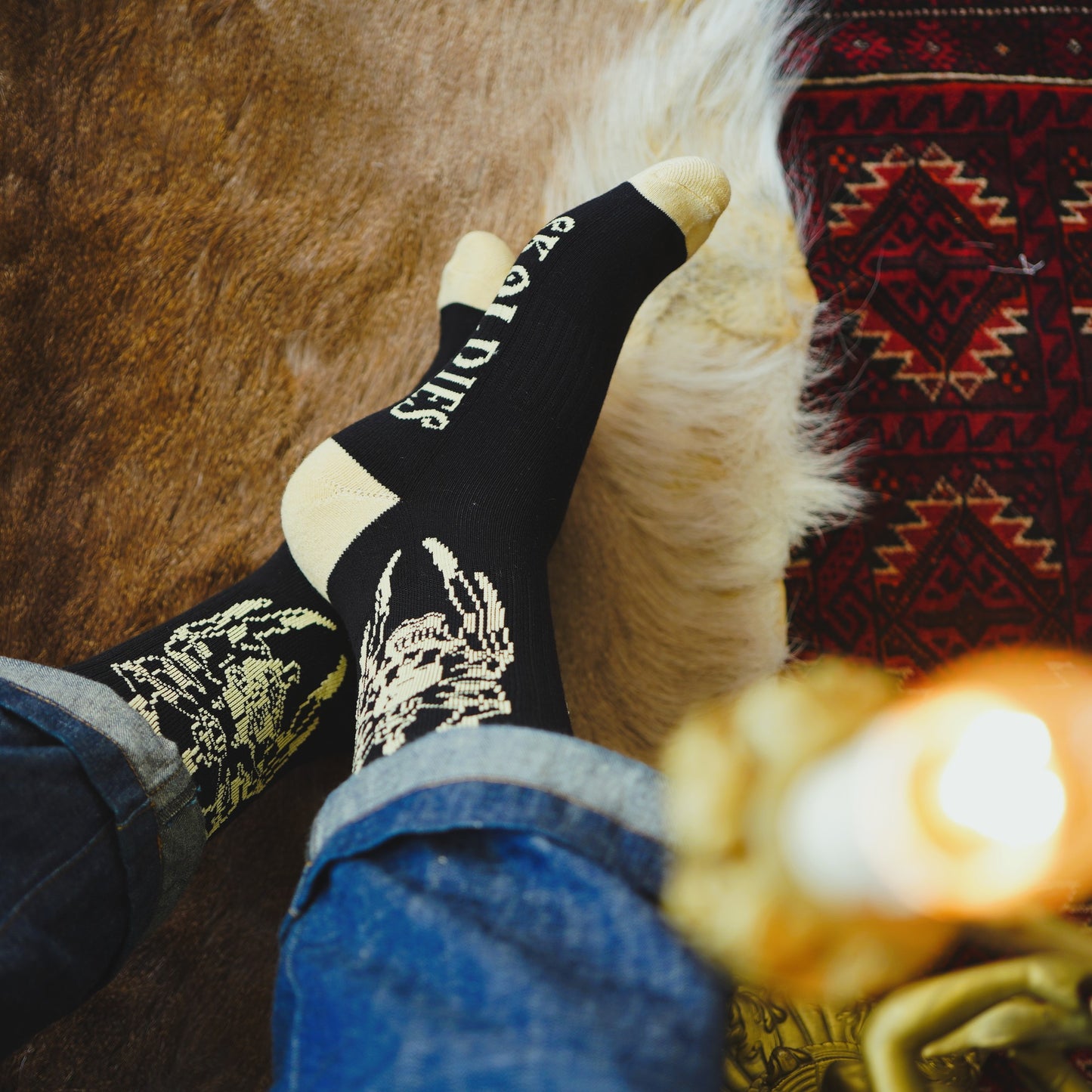 SK OLDIES ソックス “Third Eye Widow”