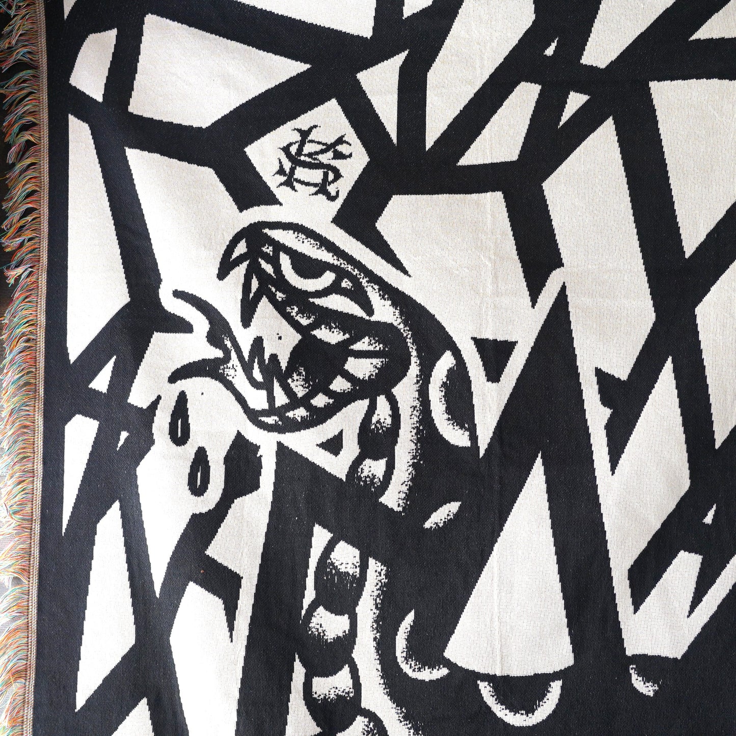 1/f SPACE × SK OLDIES "SERPENT WAVE RUG" マルチラグ