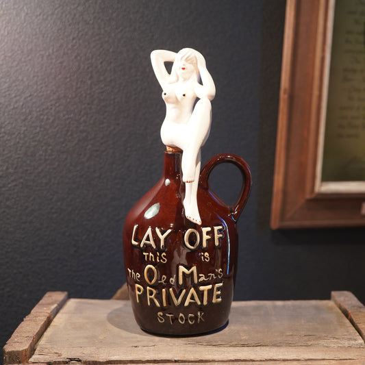 1950's PIN UP GIRL Lay Off Jug