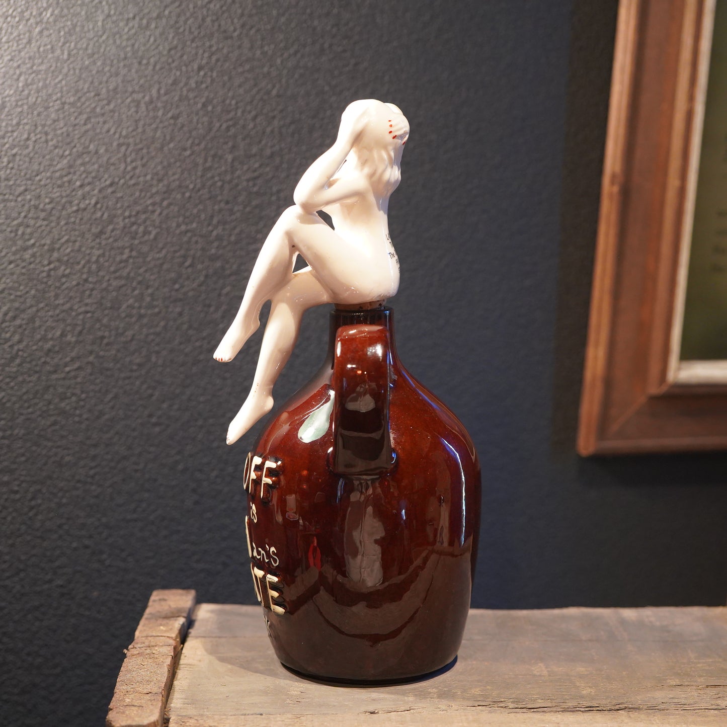 1950's PIN UP GIRL Lay Off Jug