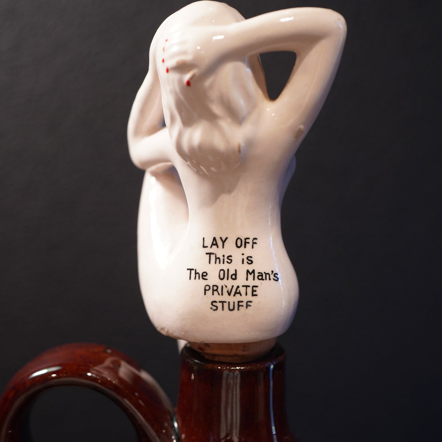 1950's PIN UP GIRL Lay Off Jug