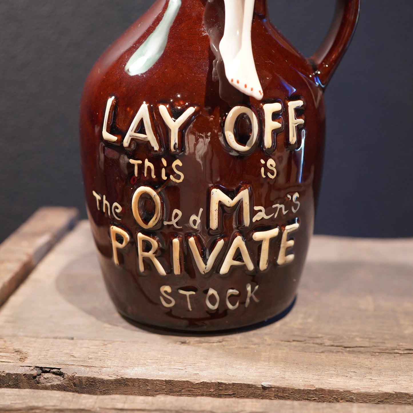 1950's PIN UP GIRL Lay Off Jug