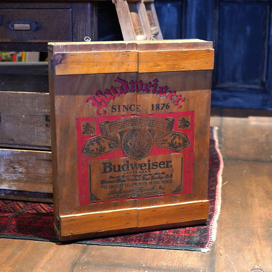 1980's Budweiser ウッドウォールキャビネット