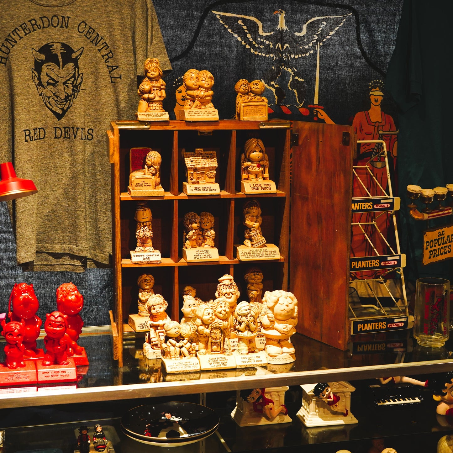 1980's Budweiser ウッドウォールキャビネット