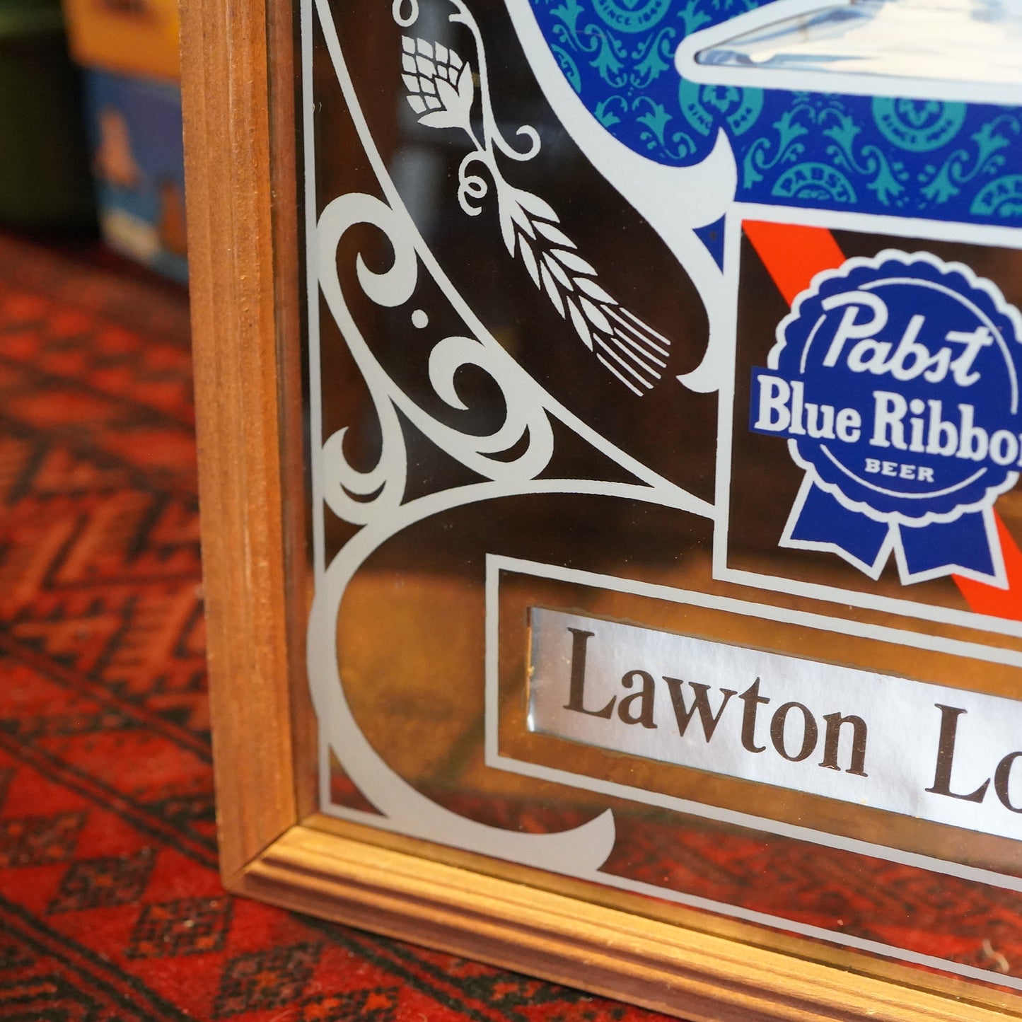 Pabst Blue Ribbon パブミラー
