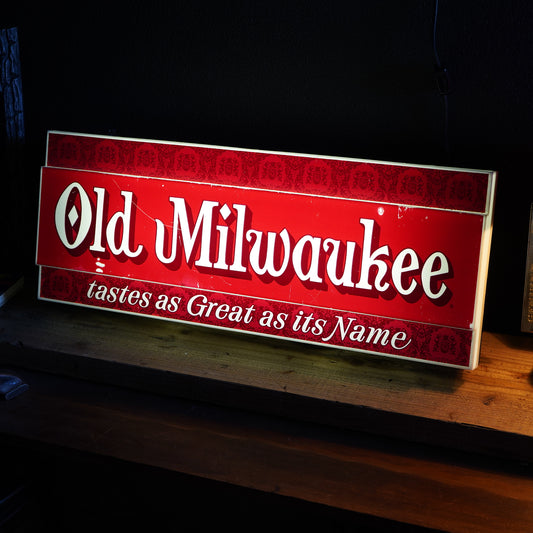 1970's Old Milwaukee ライトサイン