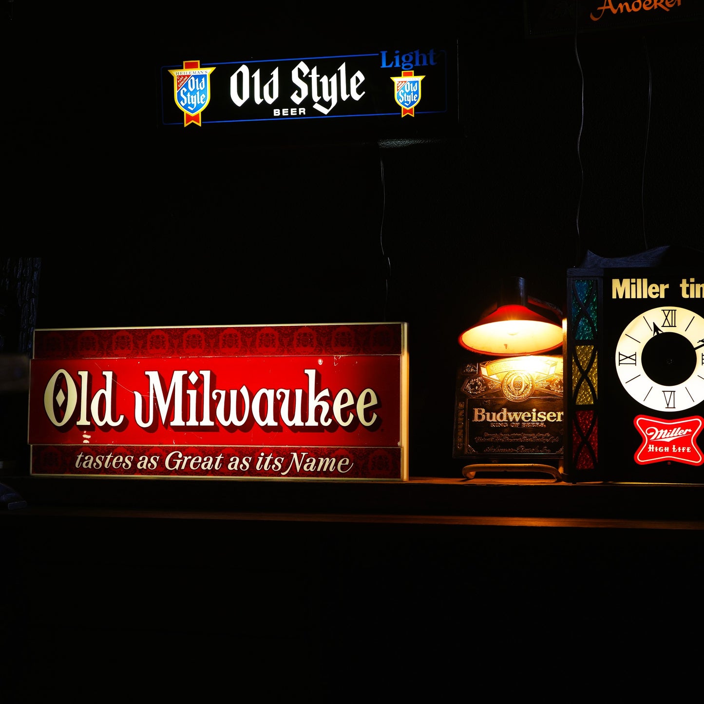 1970's Old Milwaukee ライトサイン