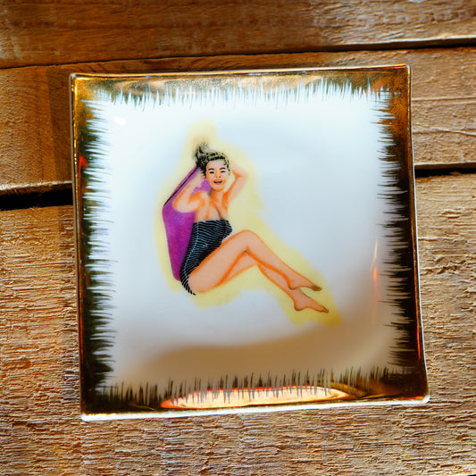 1950~60's ピンナップガール トレイ