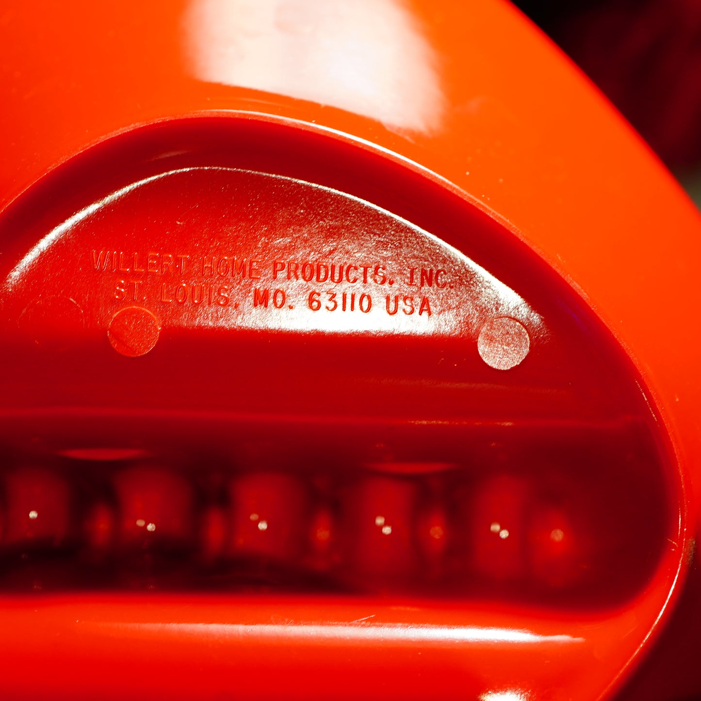 1950~60's ANHOLT ASHTRAY メラミンアッシュトレイ レッド