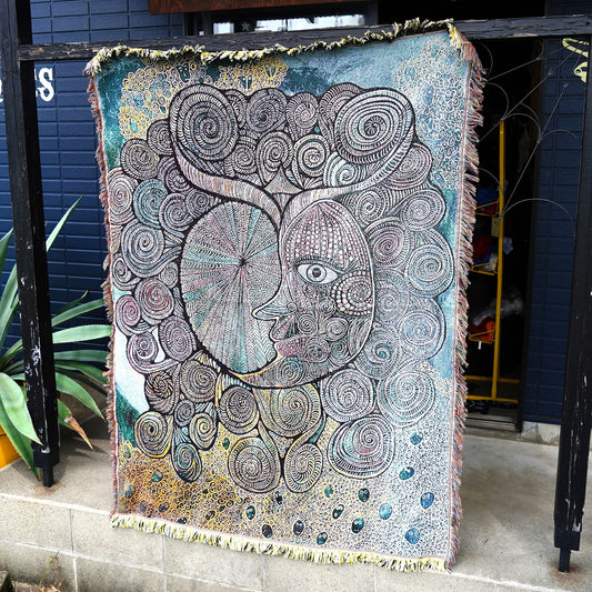 ※限定50枚 SK OLDIES WOVEN RUG “The Sun and the Moon”