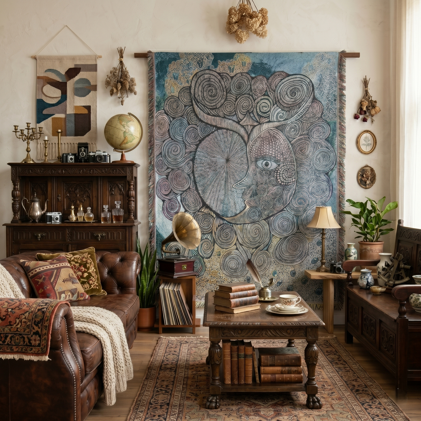 ※限定50枚 SK OLDIES WOVEN RUG “The Sun and the Moon”