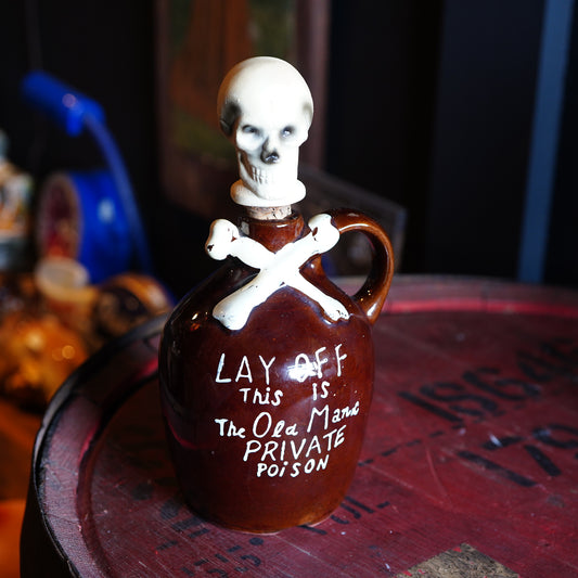 1950's SKULL デキャンタ ボトル