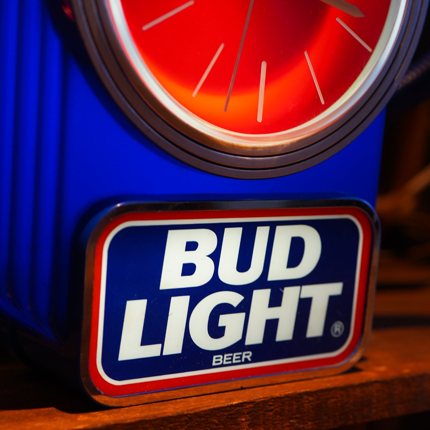 1990's BUD LIGHT クロック&ライトサイン