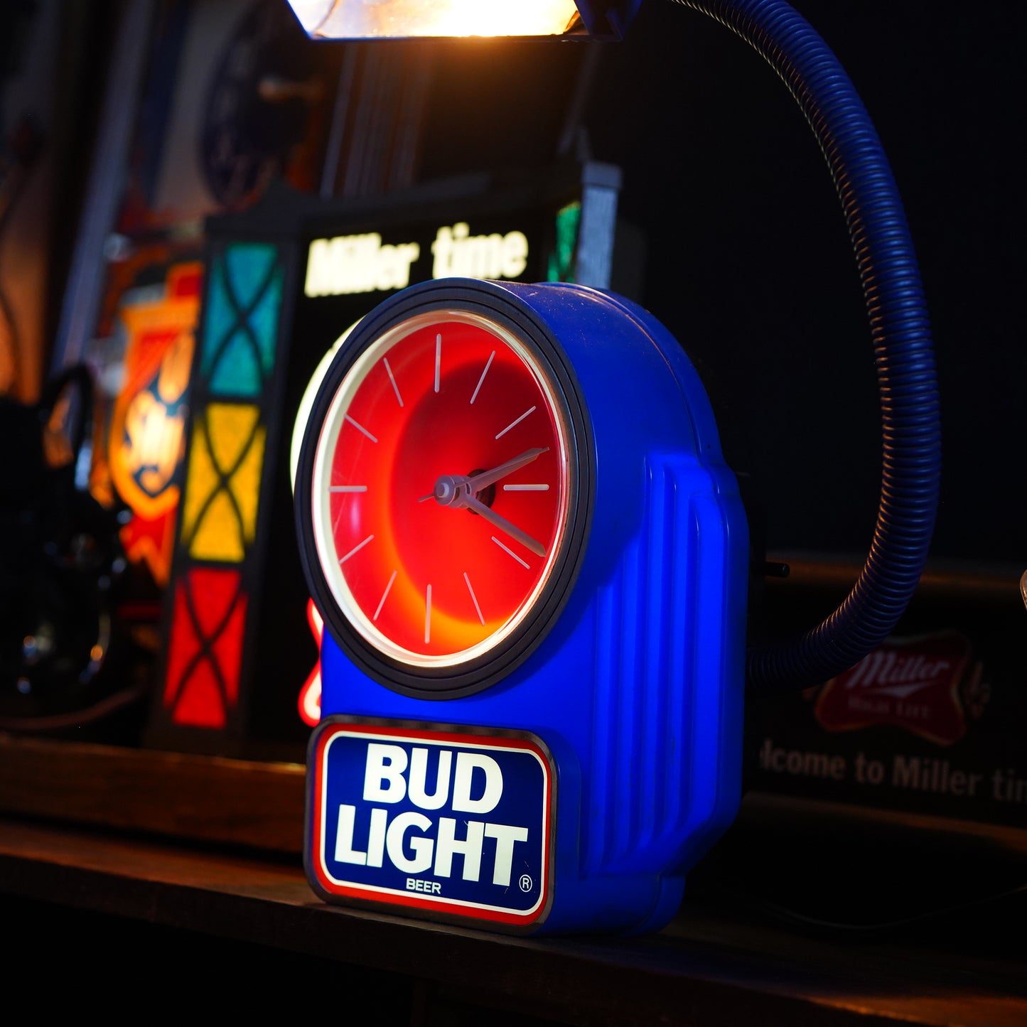 1990's BUD LIGHT クロック&ライトサイン