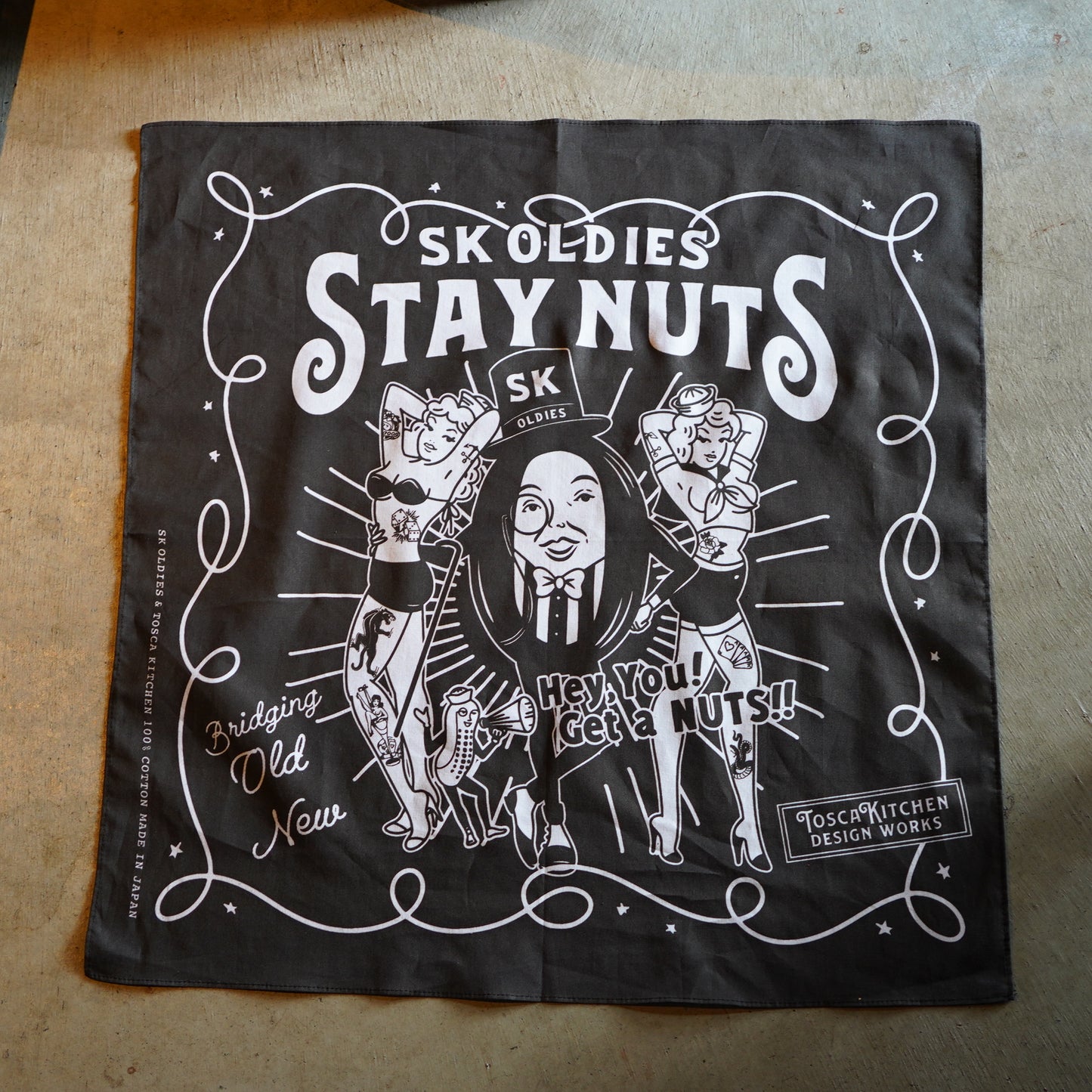 SK OLDIES "STAY NUTS" BANDANA